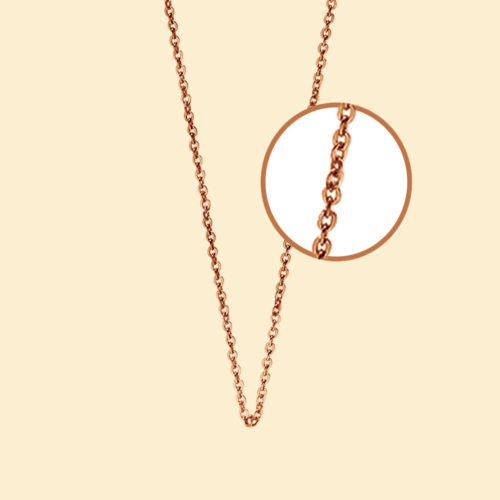 Aurimi Kette rosé 50 cm